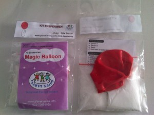 Membuat balon mengembang tanpa ditiup (1x pakai)
