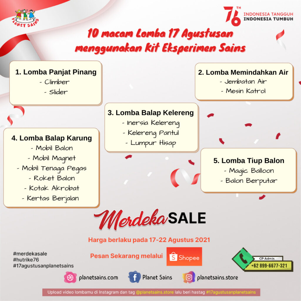 Merdeka Sale 17 AGUSTUS 2021 (HUT REPUBLIK INDONESIA KE-76 ...